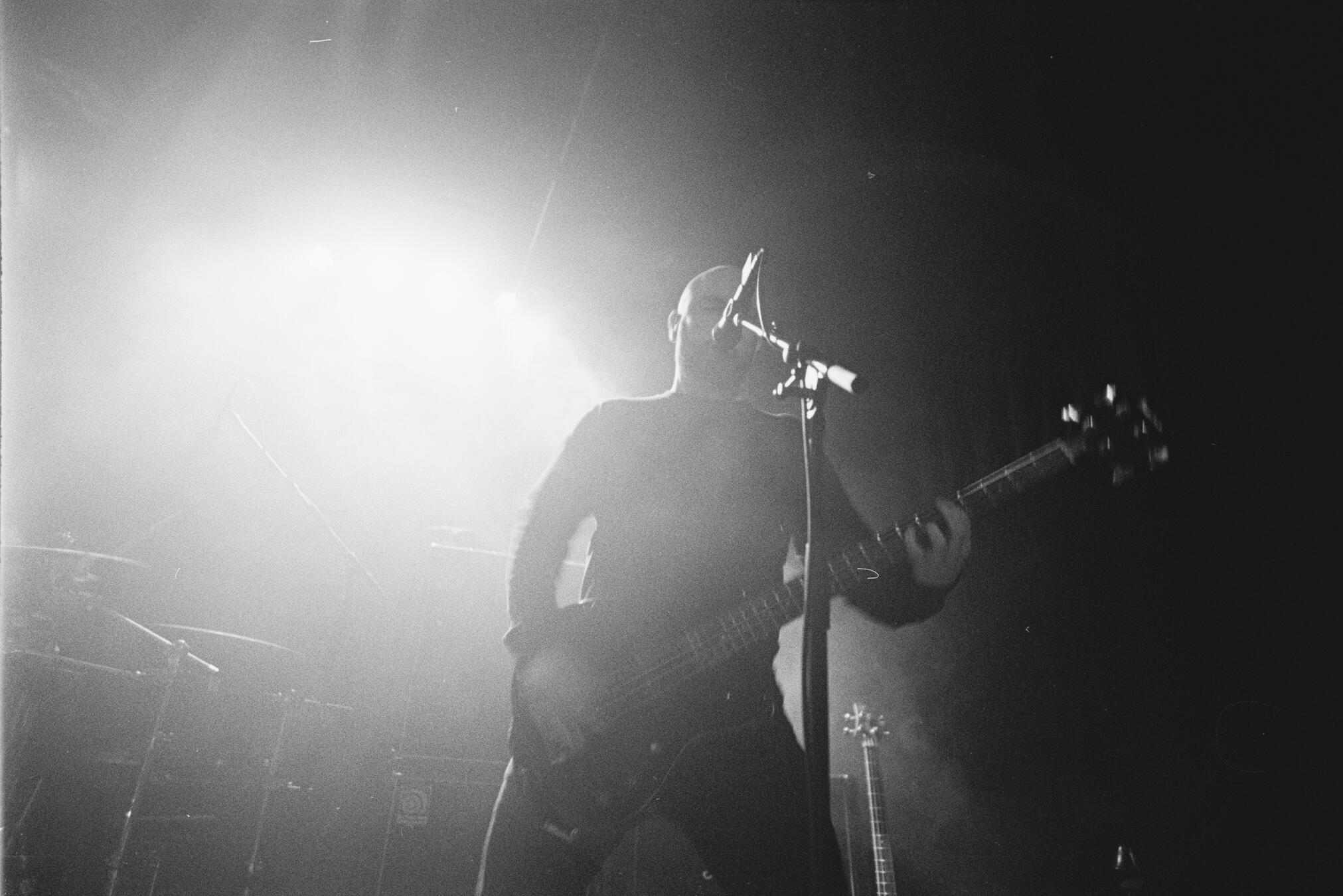 Ulcerate - Stellar New Zealand-based death metal; I only had my point and shoot I snuck in for this one.