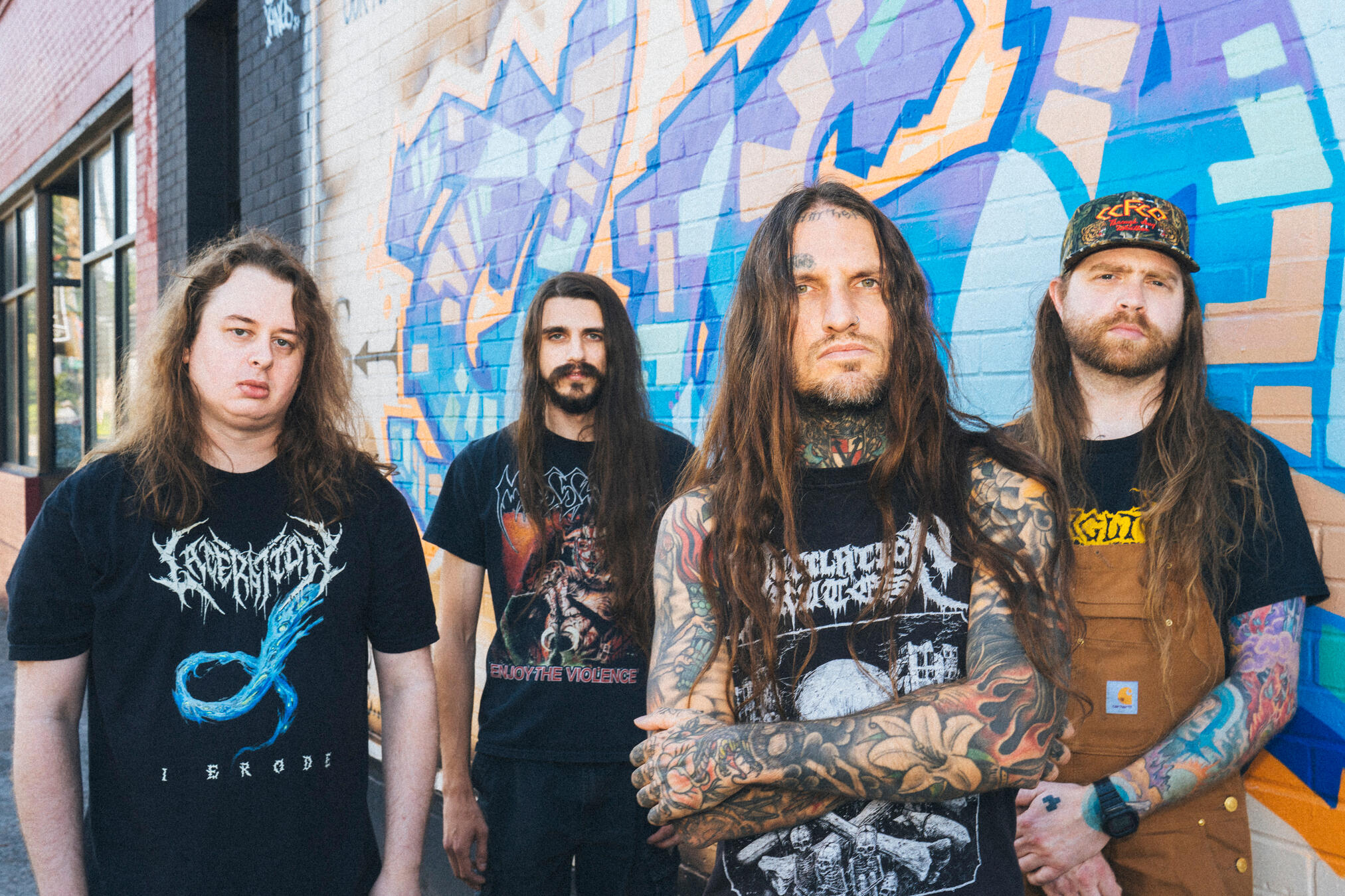 Invocation Ritual - Semi-local death metal band; I got the call to do this shoot with less than 24 hours notice and I only had an hour with them, and we were all pleased with the results with such a quick turnaround.