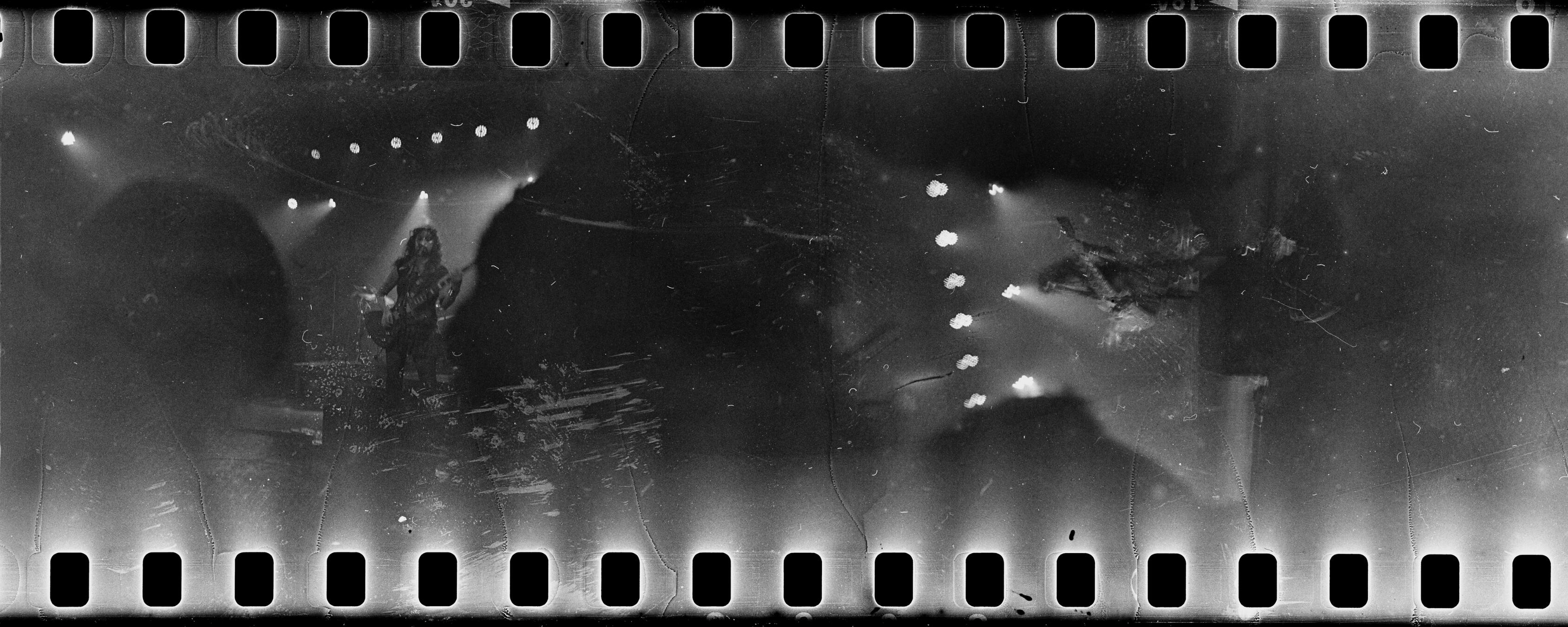 Faetooth - Maybe my favorite photo of a show; this roll got damaged and I originally tossed it out, only to dig it out of the trash and try scanning it anyway. The damage definitely makes for a more interesting story and suits the band well.